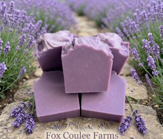 Simply Lavender colored Goat's Milk Soap