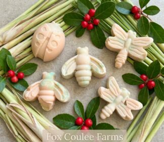 Lemongrass & Wintergreen Goat’s Milk Garden Helpers Soap Bars