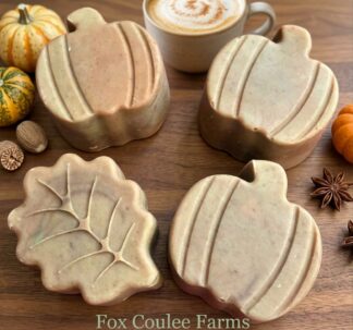 Pumpkin Spice Latte Goat's Milk Soap Decorative Design Bars