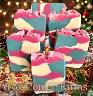 Christmas Fruitcake Goat's Milk Soap Bars