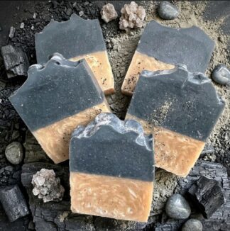 Dead Sea Clay and Activated Charcoal Goat Milk Soap
