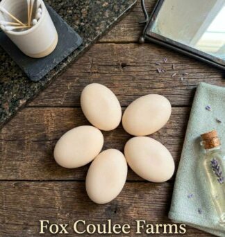 Peach-Scented Oval Goat Milk Soap Bars